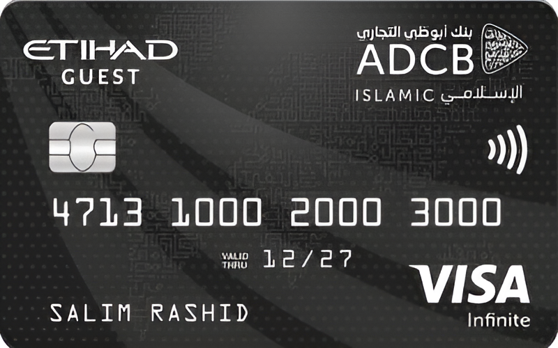 Etihad Guest Infinite Card - Travel credit card from UAE banks.