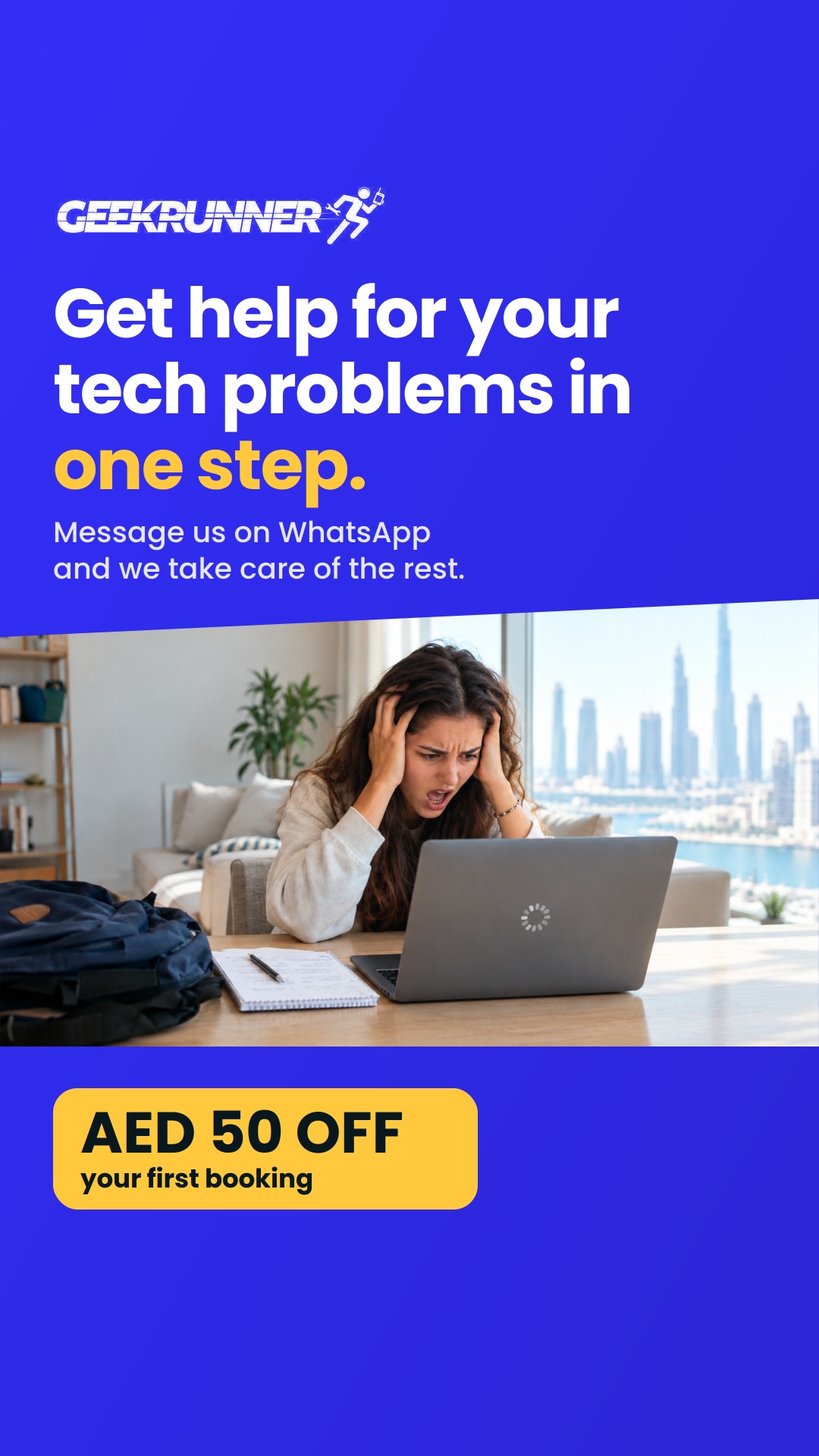 Geekrunner - Get tech support in one step.